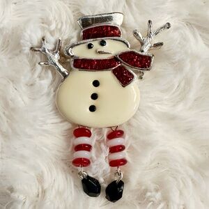 🎄Enamel Snowman Pin